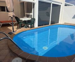 Bungalow mit Wintergarten und privatem Pool Costa Calma