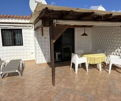 Bungalow mit Meerblick, Pergola und privatem Autostellplatz Costa Calma