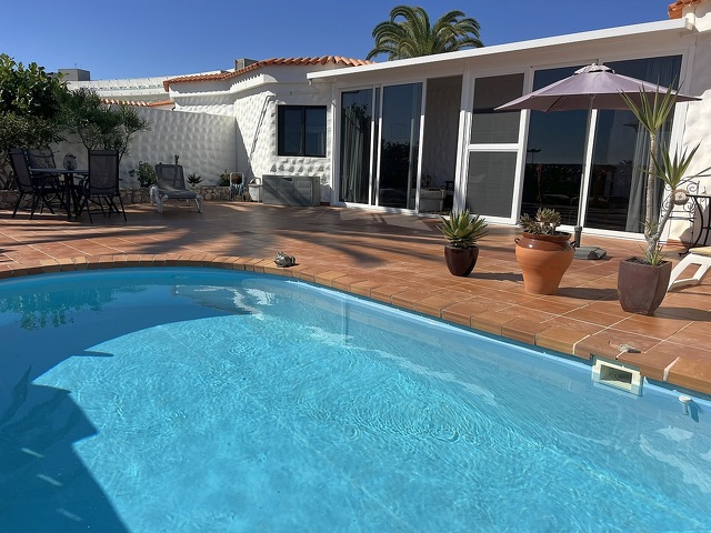 Chalet mit privatem Pool und Meerblick Costa Calma