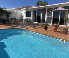 Chalet mit privatem Pool und Meerblick Costa Calma