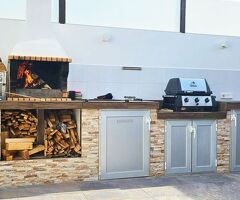 Modernes Einfamilienhaus mit großem Wohnraum und windgeschützer Terrasse Costa Calma