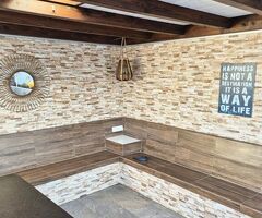 Modernes Einfamilienhaus mit großem Wohnraum und windgeschützer Terrasse Costa Calma